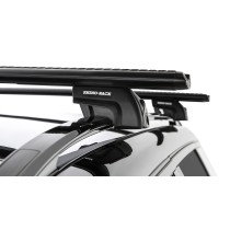 Kit 2 barres de toit noires Vortex 1370mm Rhino Rack solide