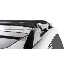 Kit 2 barres de toit noires Vortex StealthBar, robuste et design