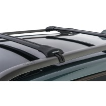 Kit 2 barres de toit noire Vortex StealthBar Rhino Rack robuste