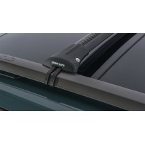 Kit 2 barres de toit noire Vortex StealthBar Rhino Rack robuste