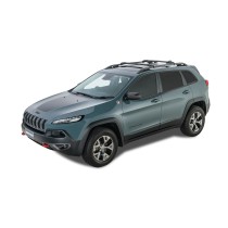 Kit 2 barres de toit noire Vortex StealthBar Rhino Rack robuste