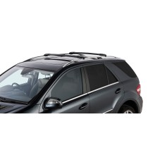 Kit 2 Barres de Toit Noires Vortex StealthBar Mercedes ML W164