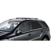 Kit 2 Barres de Toit Noires Vortex StealthBar Mercedes ML W164