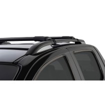 Kit 2 barres de toit noires Vortex StealthBar Rhino Rack robuste