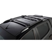 Kit 2 barres de toit noires Vortex StealthBar Rhino Rack robuste
