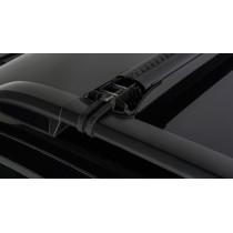 Kit 2 barres de toit noires Vortex StealthBar Rhino Rack robuste