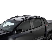 Kit 2 barres de toit noires Vortex StealthBar Rhino Rack robuste