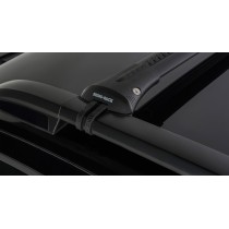 Kit 2 barres de toit noires Vortex StealthBar Rhino Rack robuste