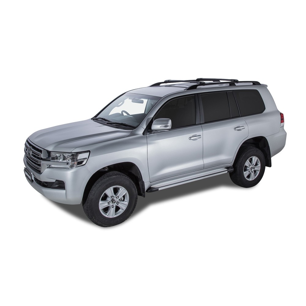 Kit 2 Barres de Toit Noires Vortex StealthBar Land Cruiser 200