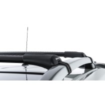  Kit 2 barres de toit noires Vortex StealthBar Rhino Rack robustes 