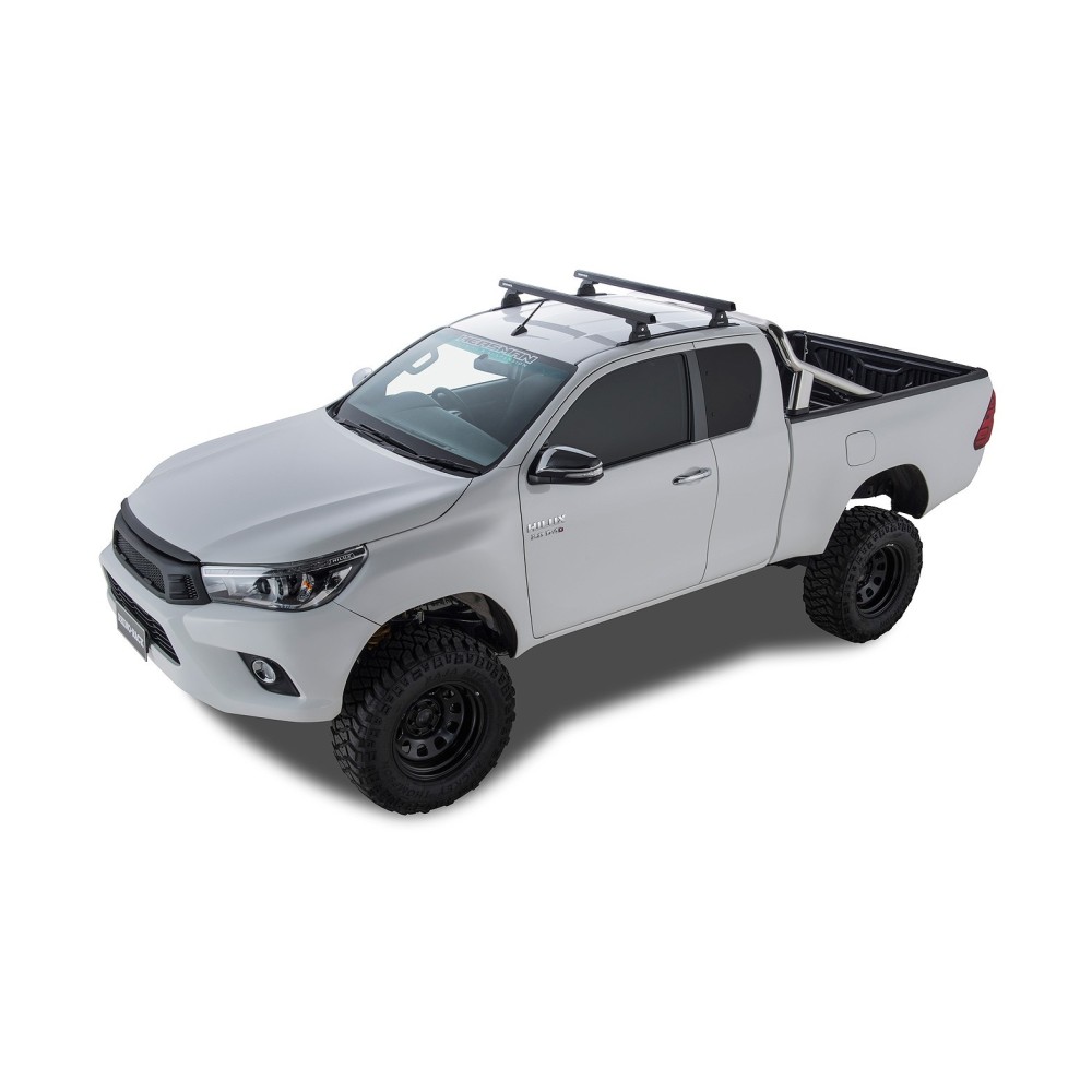 Barres de toit Rhino Rack HD Hilux Revo Xtra Cabine 2015+ robustes
