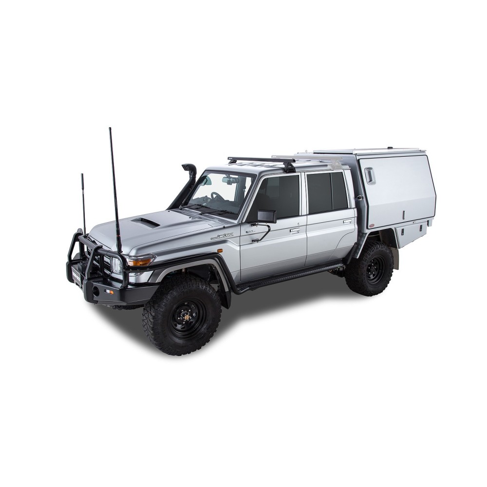 Barre de toit noire Heavy Duty 1500mm Toyota Land Cruiser 79