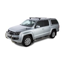 Barre de toit Heavy Duty noire Amarok 2H 2011-2023 Rhino Rack