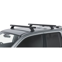 Barres de toit noires Heavy Duty Rhino Rack Amarok 2011-2023