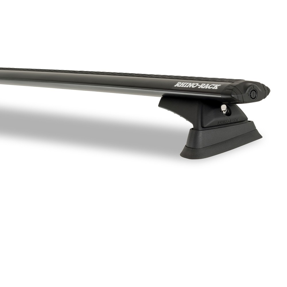 Barres de toit noires Vortex Rhino Rack pour Toyota Kluger 2014-2021
