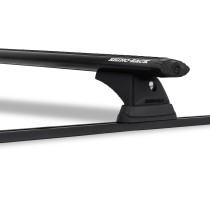 Barres de toit noires Rhino Rack pour Mitsubishi Challenger PA 1998