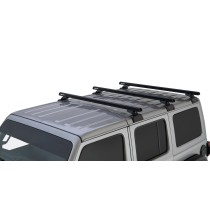 Kit 3 barres de toit Rhino-Rack Heavy Duty Jeep Wrangler JL