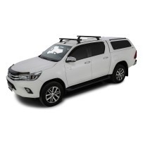 Barres de toit Heavy Duty 1250mm Rhino Rack pour Hilux Revo 2015+