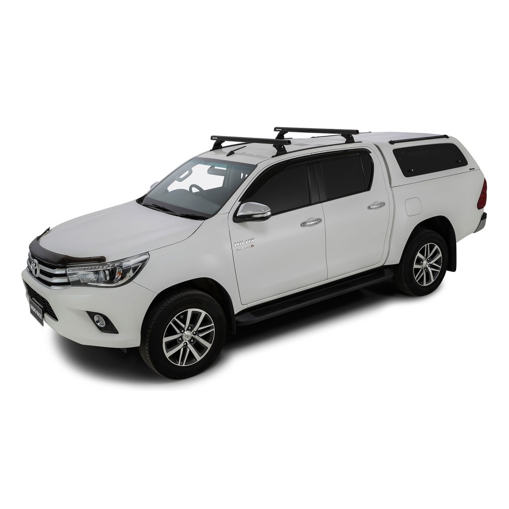 Barres de toit Heavy Duty 1250mm Rhino Rack pour Hilux Revo 2015+