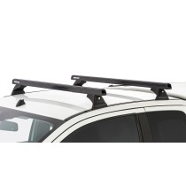 Barres de toit noires 1250mm Rhino Rack Heavy Duty pour pick-up
