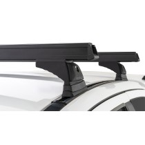 Barres de toit noires 1250mm Rhino Rack Heavy Duty pour pick-up