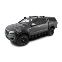 Barres de toit noires Heavy Duty 1250mm pour pick-up 4x4