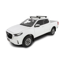 Barres de toit noires Heavy Duty 1250mm Rhino Rack pour pick-up