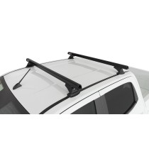 Barres de toit noires Heavy Duty 1250mm Rhino Rack pour pick-up