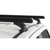 Barres de toit noires Heavy Duty 1250mm Rhino Rack pour pick-up