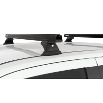 Barres de toit noires Heavy Duty 1250mm Rhino Rack pour pick-up