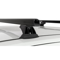Barres de toit noires Heavy Duty 1250mm Rhino Rack pour pick-up