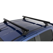 Barres de toit noires Heavy Duty 1250mm Rhino Rack pour pick-up