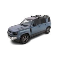 Barres de toit Vortex 1370mm Defender II 110 – Kit 3 Noir Rhino Rack