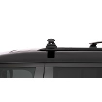 Barres de toit Vortex 1370mm Defender II 110 – Kit 3 Noir Rhino Rack