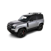 Barres de toit noires Rhino Rack Reconn-Deck Defender II 90 L663