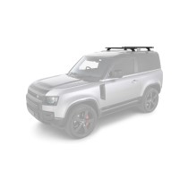 Barres de toit noires Rhino Rack Reconn-Deck Defender II 90 L663