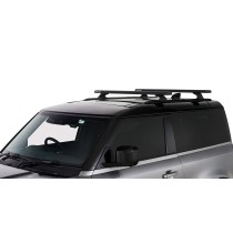 Barres de toit noires Rhino Rack Reconn-Deck Defender II 90 L663