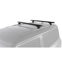Barres de toit noires Rhino Rack Reconn-Deck Defender II 90 L663