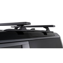 Barres de toit noires Rhino Rack Reconn-Deck Defender II 90 L663