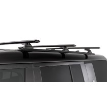 Barres de toit noires Vortex 1370mm Defender 130 L663 - Rhino Rack