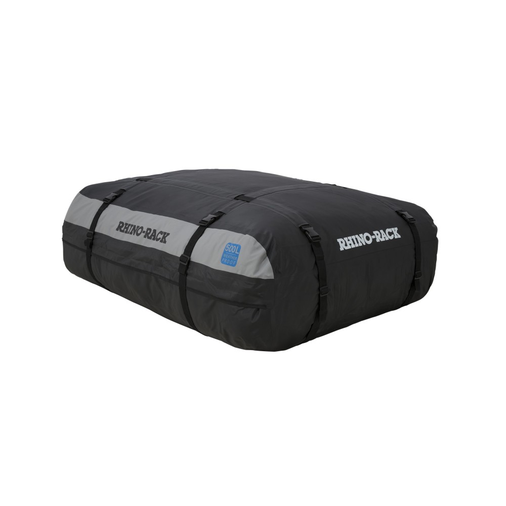 Sac de toit Rhino Rack 500L étanche – Bagages protégés, offroad
