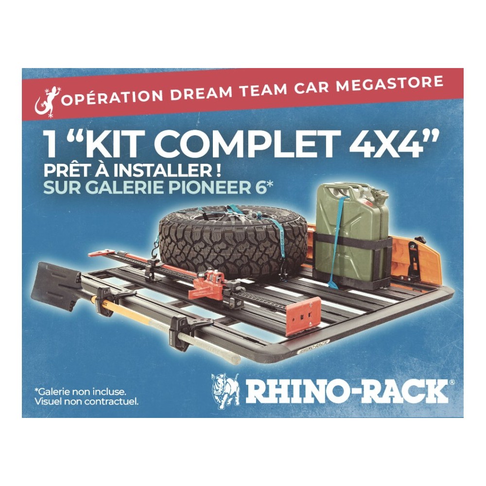  Pack 4x4 Rhino Rack Pioneer 6 : Accessoires Offroad & Bivouac 