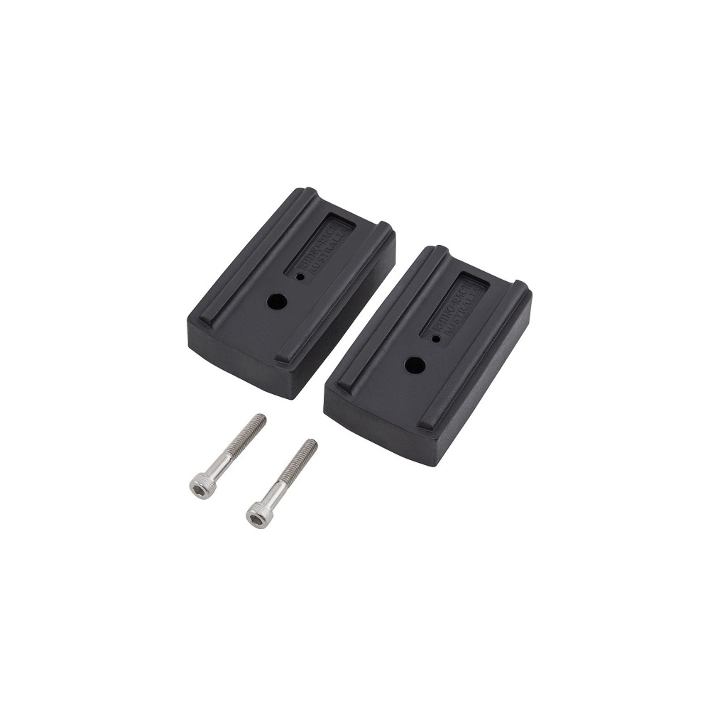  Kit 2 entretoises 20mm Rhino Rack Vortex pour Defender 130 L663 