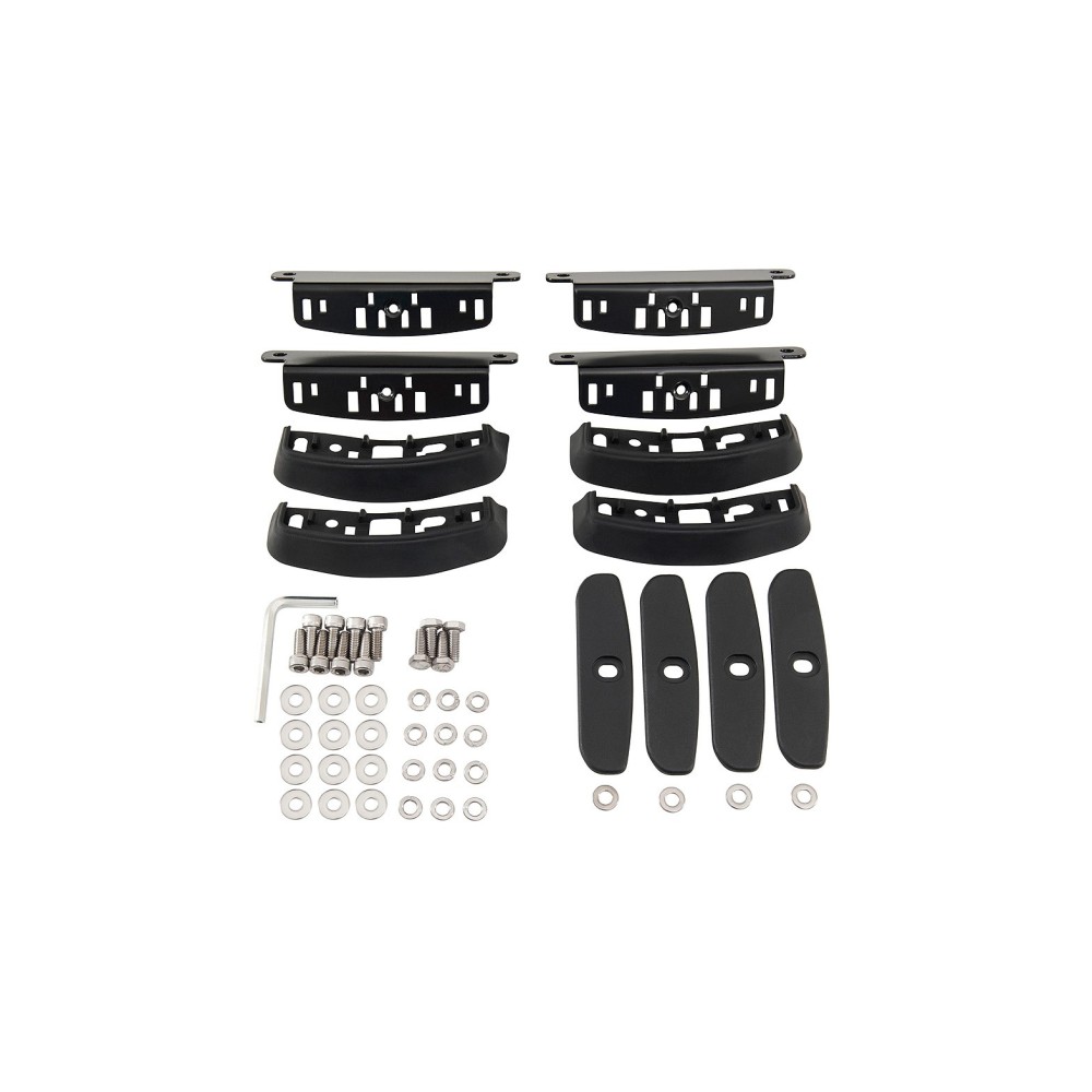 Kit RCP Base x4 Rhino Rack : Barres de toit Isuzu MU-X robustes