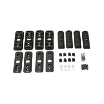 Kit Base RCP (x4) Rhino Rack : Fixation robuste galerie de toit 4x4