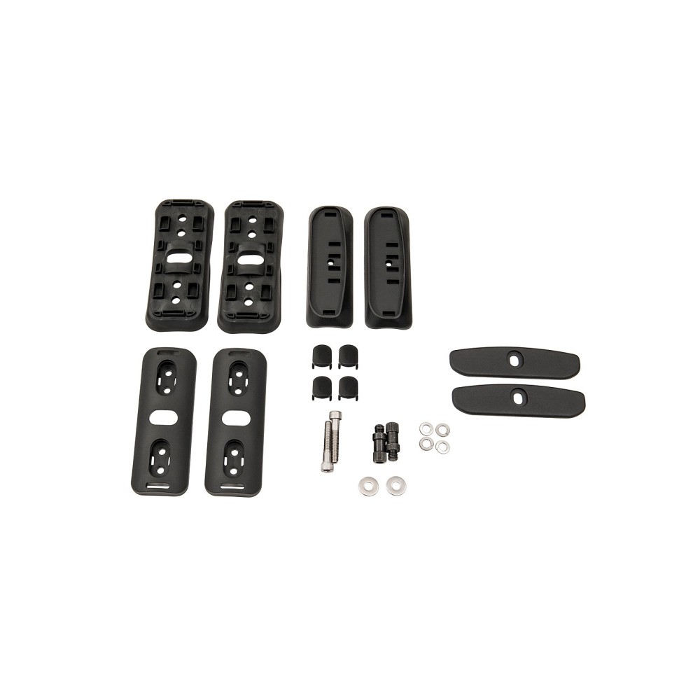 RCP Base Kit Rhino Rack x2 : Fixation Barres de Toit 4x4 Caddy