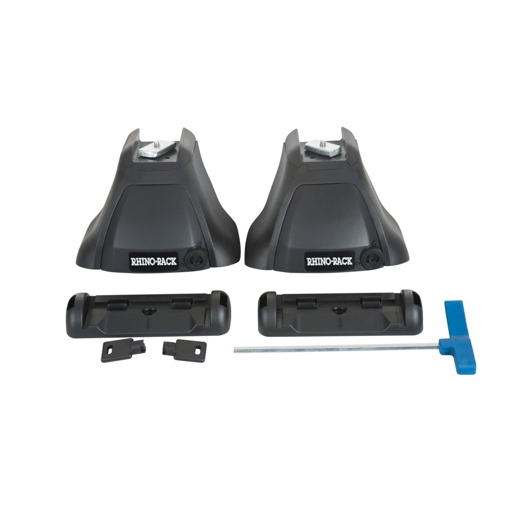 Lot de 2 pieds 2500 Leg Rhino Rack - Barres de toit 4x4 robustes