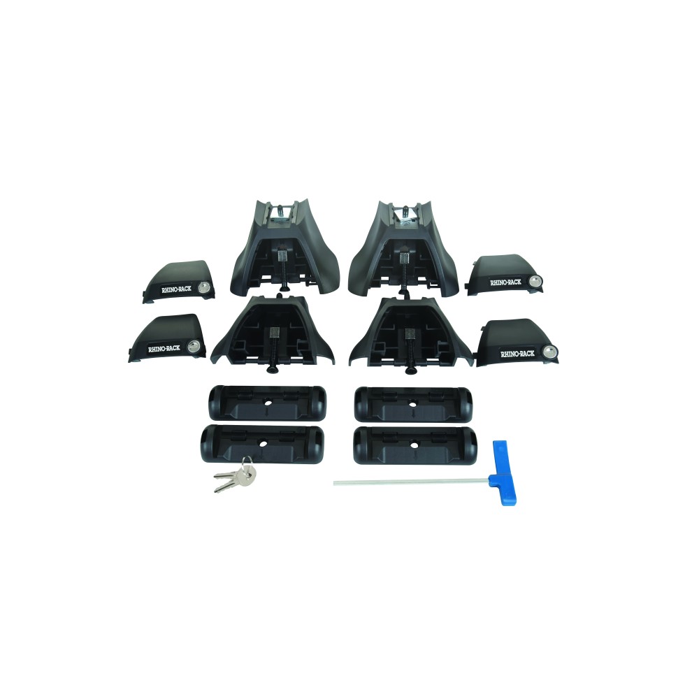 Kit 2500 Leg (x4) Rhino Rack : Pieds robustes pour galerie toit