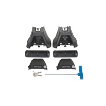 Kit 2500 Leg Rhino Rack (x2) : Fixation robuste pour galerie toit
