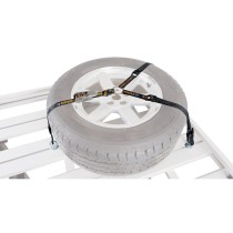 Porte roue RHINORACK Pionner : Fixation robuste pour galerie 4x4